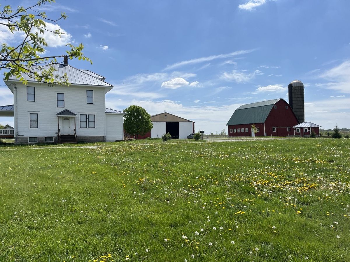 Rock Creek farmstead with farmhouse, barn, and silo